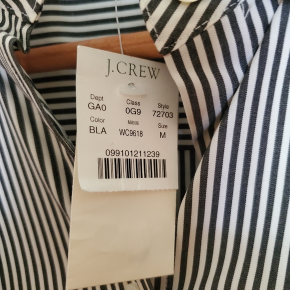 J. Crew Kelly Striped 3/4 Button Down - Picture 2 of 4